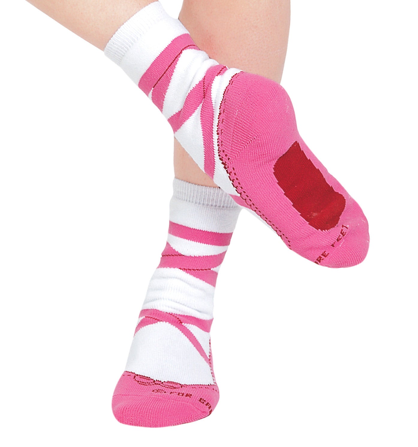 For Bare Feet Pointe Shoe Socks for Women